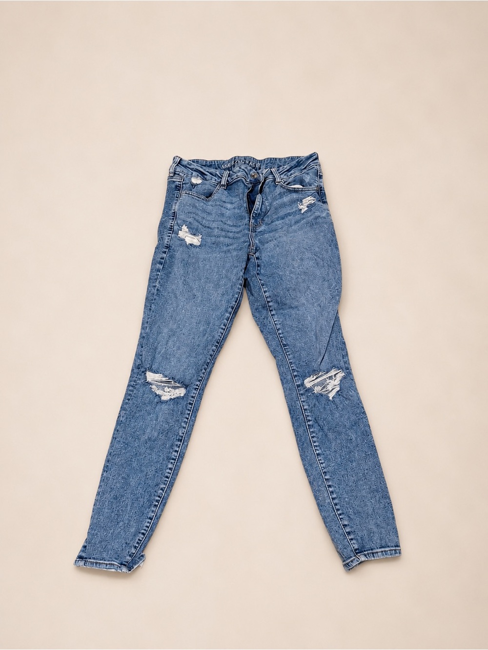 American Eagle Outfitters Distressed Skinny Jeans - 12 Long